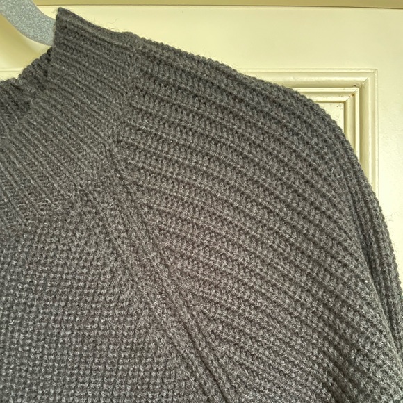 Asymmetric Open Hem with a Tie Sweater - Picture 3 of 3